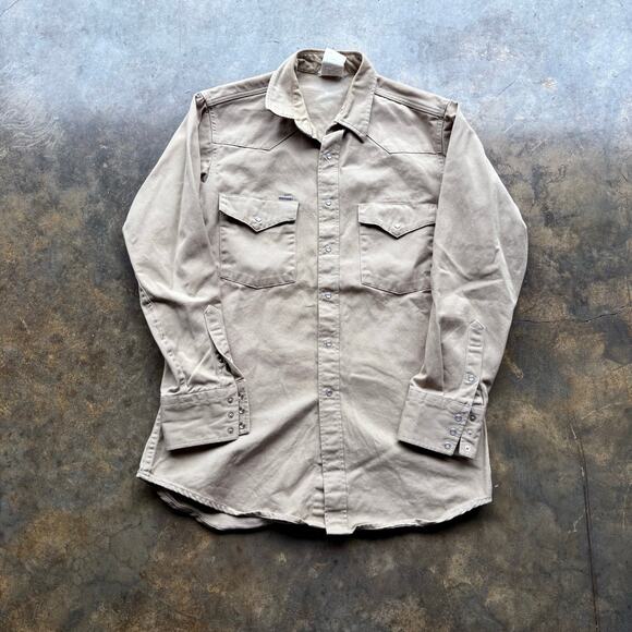Carhartt Other - Vintage Carhartt Pearl‎ Snap Canvas Work Shirt